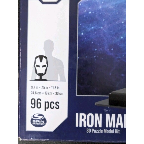 4D Build Marvel Iron Man And Black Panther Puzzle Model Kit Helmet infinity saga - Picture 3 of 4